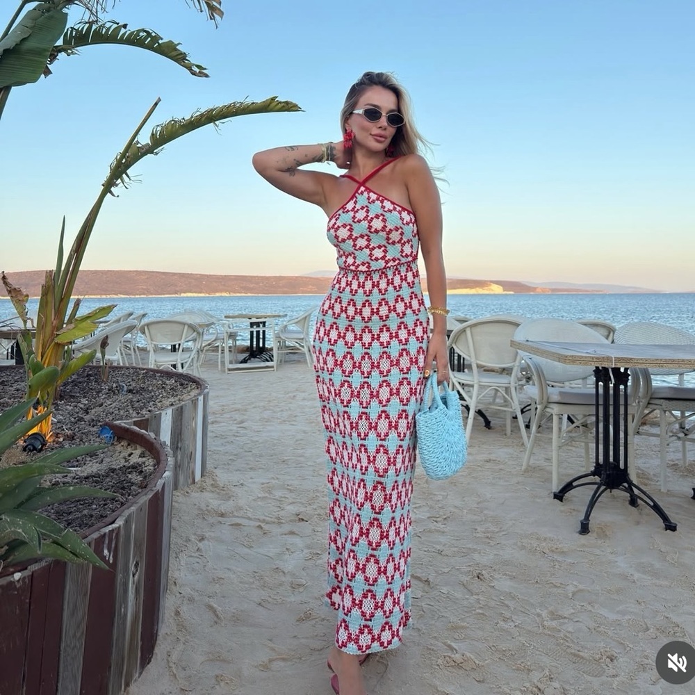 Zara Knit Halter Dress